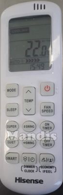 Original remote control HISENSE DJ35VE0AG