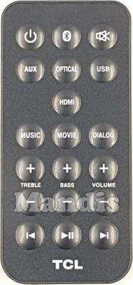 Original remote control TCL MA06250AG18RC1