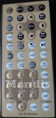 Original remote control MOBILE MEDIA STATION 1 DIN