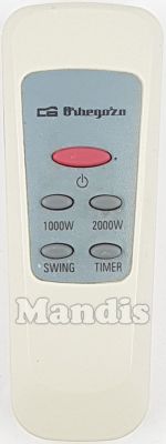Original remote control ORBEGOZO ORBEG001
