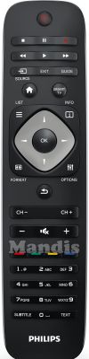 Original remote control PHILIPS 398GR8BD3NTPHT (996590004765) Original remote control PHILIPS 398GR8BD3NTPHT (996590004765)