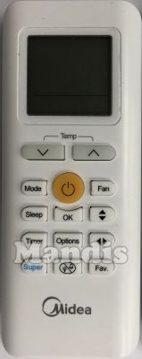Original remote control MIDEA RG70ABGEF