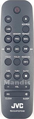 Original remote control JVC RM-SUXF227DAB