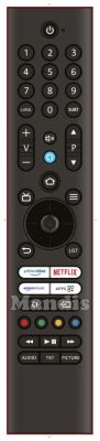 Original remote control VESTEL RC45196