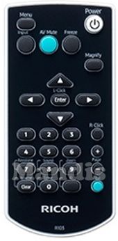 Original remote control RICOH PJWX4141