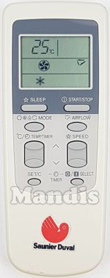 Original remote control SAUNIER DUVAL SAU003