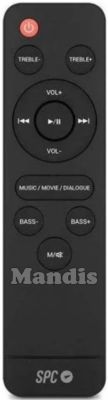 Original remote control SPC Suana