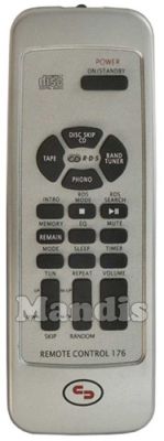 Original remote control THOMSON RC176 (35876780) Original remote control THOMSON RC176 (35876780)