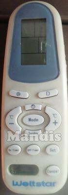 Original remote control WELSTAR D-12407