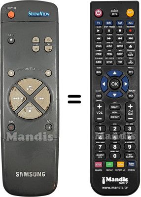 Replacement remote control 636-206