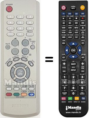 Replacement remote control Samsung AA5900328A