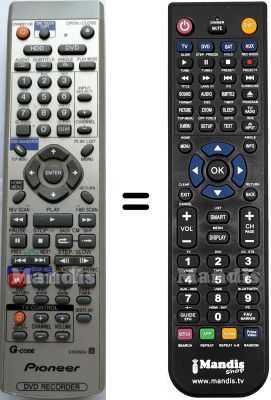 Replacement remote control VXX2934