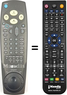 Replacement remote control REMCON2200 Replacement remote control REMCON2200