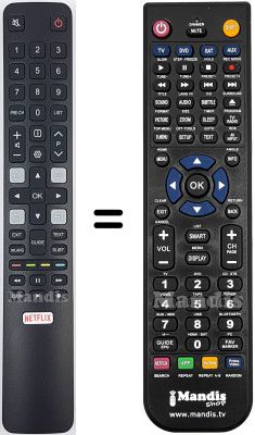 Replacement remote control Thomson 06IRPT45IRCHF802 Replacement remote control Thomson 06IRPT45IRCHF802