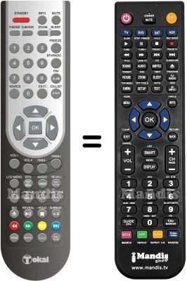 Replacement remote control Tokai007