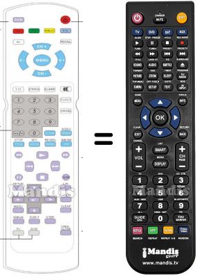 Replacement remote control M200