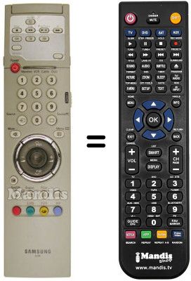 Replacement remote control 00308