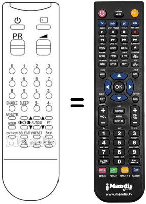 Replacement remote control FB 6