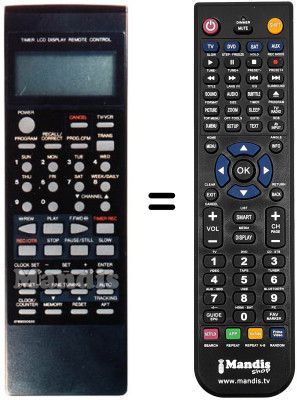 Replacement remote control 076G00O030