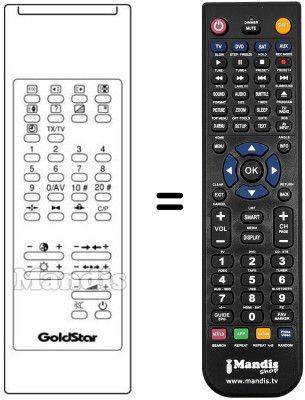 Replacement remote control 105-042E