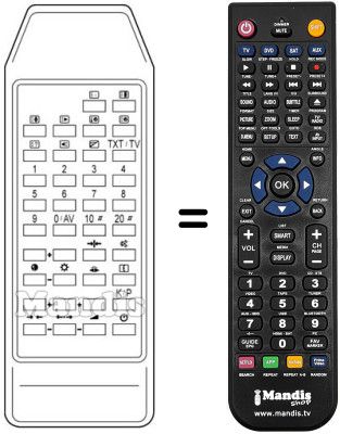 Replacement remote control 105-523G