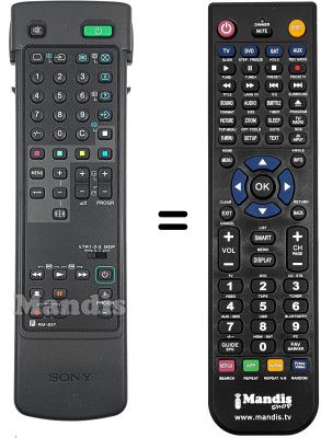 Replacement remote control Sony KV-25 T1R