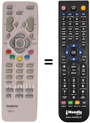 Replacement remote control Thomson 30 LM 051 B6 Replacement remote control Thomson 30 LM 051 B6