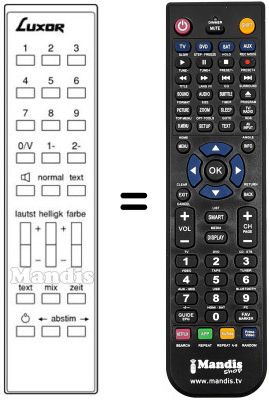 Replacement remote control 210 1005-11