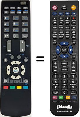 Replacement remote control Autovox AX 32UDV 70