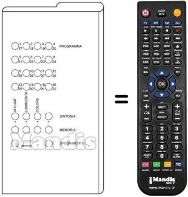 Replacement remote control 32 CHANNELS