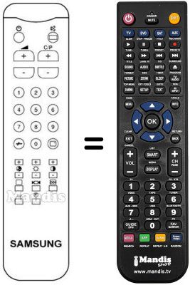 Replacement remote control C 15012 R