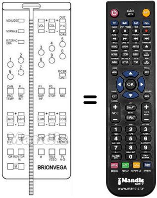 Replacement remote control 412.01.8061