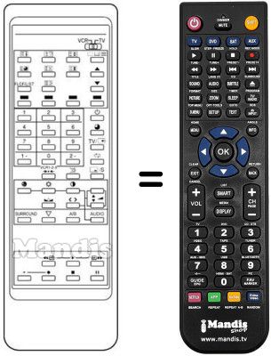 Replacement remote control 4AA4U1T0055