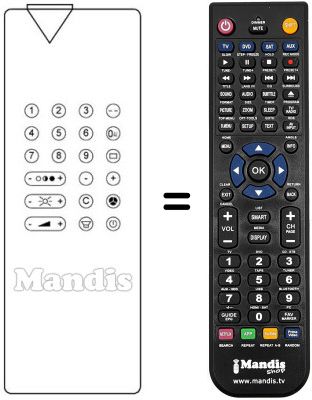 Replacement remote control CMC 1