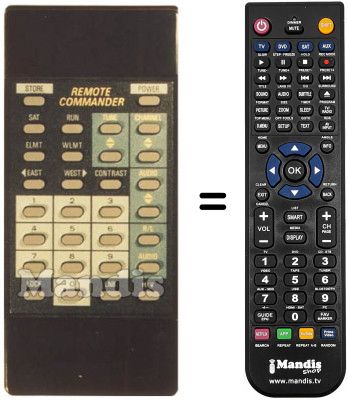 Replacement remote control 6011