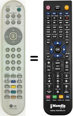 Replacement remote control Goldstar RZ-15LA70