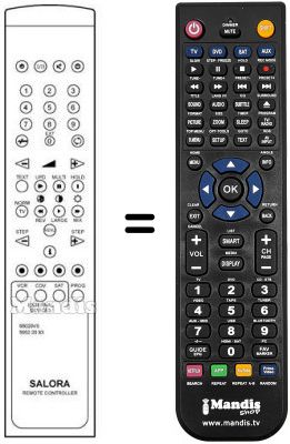 Replacement remote control STUL 69