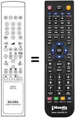 Replacement remote control 5652 13 82