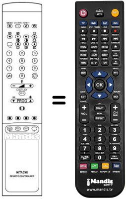 Replacement remote control 86804 A-VH