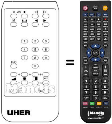Replacement remote control 8960009