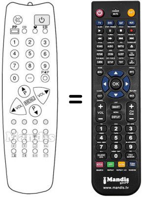 Replacement remote control 920