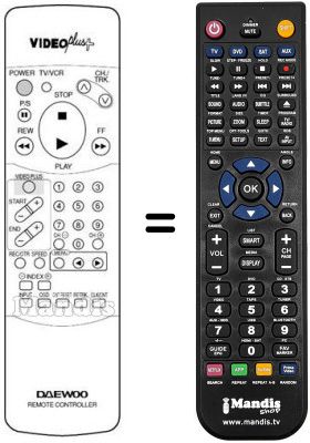 Replacement remote control 97PIR3BD13