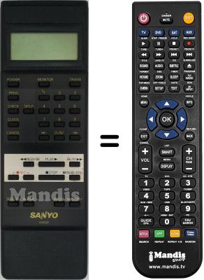 Replacement remote control A05141 LCD