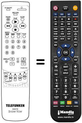 Replacement remote control A 952 TK
