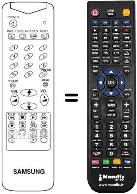 Replacement remote control AA59-10033