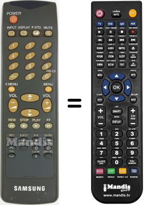 Replacement remote control AA59-10093 Y