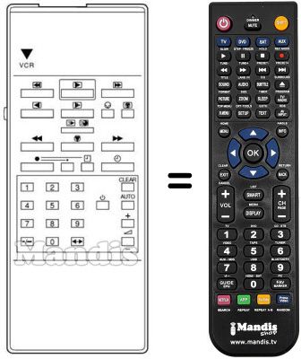 Replacement remote control Marantz MV 762