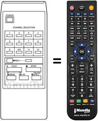 Replacement remote control RC 81