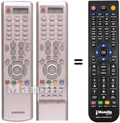 Replacement remote control Samsung PS-42P3S