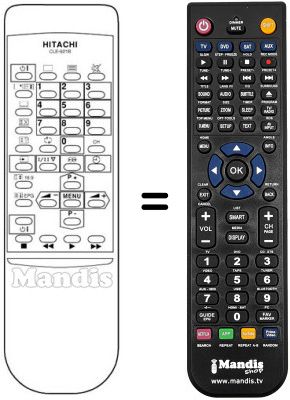 Replacement remote control Hitachi CL 2886 T